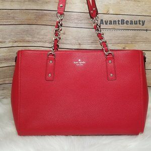 Kate Spade Andee Cobble Hill Hot Chili Tote Bag